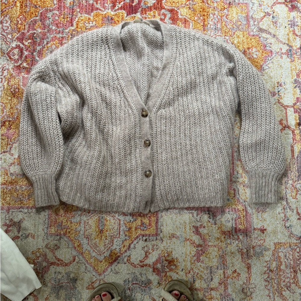 Sézane Basile cardigan - molted beige